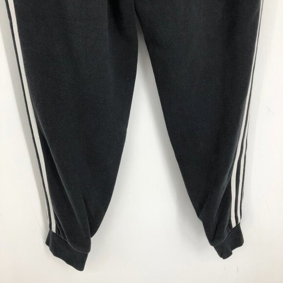 Adidas Junior's black essentials 3 stripes jogger pants size M - Picture 11 of 16